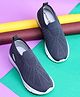 TRASE Mesh Detailed Slip On Shoes - Navy Blue