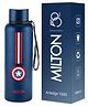 Milton Artedge 1000 Thermosteel ISI Certified Water Bottle, 1000 ml Stainless Steel, 24 Hr Hot and Cold I Leak Proof, Vacuum Insulation, for Office, School, Gym, Dark Blue Captain America