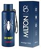 Milton Marvel Artedge Thermosteel Bottle Vacuum Insulated Leak-Proof SS304 with Copper Coating Spider Man Print Dark Blue - 1000 ml