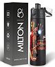 Milton Marvel Mighty 900 Thermosteel ISI Certified Water Bottle, 750 ml Stainless Steel, Long Hours Hot and Cold, Leak Proof, Vacuum Insulation, for Office, School, Gym, Black Iron MAN