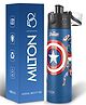 Milton Marvel Mighty 900 Thermosteel ISI Certified Water Bottle, 750 ml Stainless Steel,Long Hours Hot and Cold, Leak Proof, Vacuum Insulation, for Office, School, Gym, Blue Captain America
