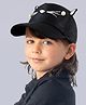Vritraz Woven Cat Whiskers Embroidered Baseball Cap - Light Pink - Circumference 52-56 Cms