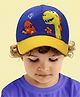 Vritraz Woven Dinosaur Applique Detailed Baseball Cap - Royal Blue - Circumference 52-56 Cms