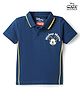 Babyhug Disney Single Jersey Knit Half Sleeves Polo T-Shirt with Mickey Mouse Graphics -  Navy
