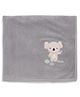 Pink Rabbit Terry Knit Towel With Bear Print L 102 x B 67 cm - Grey