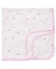 Pink Rabbit Interlock Knit Towel & Wrappers with Rabbit Print L 82 x B 80 cm - Light Pink