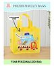 Rosada Safari Collection DIY Personalised Jelly Mini Tote Transparent Water Resistant Handbag - Yellow