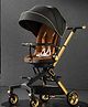 Honor Your Home Street Smart 360 Degree Rotatable Stroller with High Chair - Black