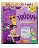 Teddy Baby Premium Pants Diaper - 12 Hours Absorption, Aloe Gel Sheet, Leak-Proof Fit -Medium (7-12 kg), 36 Count