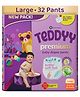 Teddy Baby Premium Pants Diaper - 12 Hours Absorption, Aloe Gel Sheet, Leak-Proof Fit -Large (9-14 kg), 32 Count
