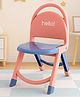 Purple Tots Foldable Chair for Kids Premium Plastic, Portable & Lightweight - Pink & Blue