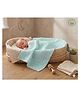 Baby Tales 6 Layers of Pure Organic Cotton Gauze Solid Color Bath Towel L 110 x B 110 cm - Light Blue