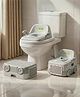 Baybee Potty Seat for Kids , Anti-Slip Base & LED Lights, Fits Standard Training Potty  - Grey