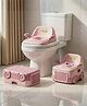 Baybee Potty Seat for Kids , Anti-Slip Base & LED Lights, Fits Standard Training Potty  - Pink