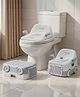 Baybee Potty Seat for Kids , Anti-Slip Base & LED Lights, Fits Standard Training Potty  - White