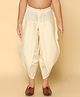 KISAH Cotton Blend Woven Solid Dhoti - Off White
