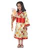 BookMyCostume Full Sleeves Japanese Kimono Fancy Dress Costume - Multi Colour