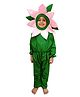 BookMyCostume Full Sleeves Floral Theme Fancy Dress Costume Set - Green & Pink