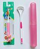 Boxot ImpexKids Toothbrush with Tongue Cleaner & Travel Case - PInk