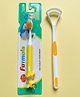 Boxot Impex Kids Toothbrush with Tongue Cleaner - Yellow
