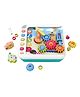 Sanjary Montessori Exploration Learning Machine with Interactive Gears, Cards, Voice Guidance, Early Education Activity Board for Toddlers - Color Design May Vary