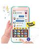 Sanjary Kids Smart Learning Phone Toy with Record Playback, Music, Numbers, Emoji Sounds, Interactive Educational Mobile for Toddlers Boys Girls - Color Design May Vary