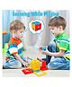 Sanjary Montessori Shape Sorting Cube Toy for Toddlers, Educational Learning Blocks, Color Shape Matching Game, Fine Motor Skills Development - Color Design May Vary