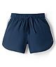 Pine Active Woven Above Knee Length Solid Color Performance Shorts - Blue