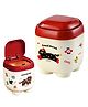 FunBlast Mini Disposal Dustbin with Kawaii Stickers for Table, Car and Office Desk Pack of 1 Dustbin (Multicolor)