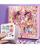 FunBlast Unicorn Theme Self-Adhesive Stickers for Decoration  100 Sheets / 500+ Pcs Stickers (Multicolor)