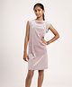 CHILINS Knit Sleeveless Glittered & Striped Dress - Pink