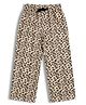 CHILINS Knit Leopard Printed Pants - Beige