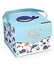 Little Surprise Box, Whale Newborn Hamper Gift Box for Baby, 16 Pieces - Blue