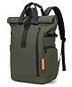 FUR JADEN Vegan Leather Stylish 15.6 Inch Premium Laptop Backpack for Office & Travel - Green