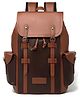FUR JADEN Vegan Leather Stylish 15.6 Inch Premium Laptop Backpack for Office & Travel - Brown