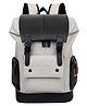 FUR JADEN Vegan Leather Anti Theft Casual Laptop Backpack with 15.6 Inch Laptop Pocket - Grey