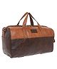 Fur Jaden 25L Travel Duffle Bag for Weekend Trip Cabin Luggage & Gym Sports Duffle for Men & Women - Brown