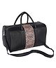Fur Jaden Eco Friendly Vegan Leather Sustainable & Durable Cabin Duffle Bag 35L Travel Weekender Holiday & Gym Bag - Black