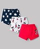 Babyhug Disney Single Jersey Knit Boxers With Mickey Mouse Graphics Pack of 3 - Multicolor