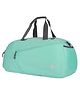 HARISSONS Height 18 Inches Amphy 35L Gym Duffel Bag for Men & Women | Spacious & Dedicated Shoe Compartment with Quick Access Side Pocket (Mint & Grey)