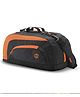 HARISSONS Height 18 Inches Jake Versatile 31L (3-in-1) Gym Duffel Black and Orange