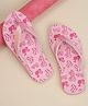 Kidsville Mattel Featuring Barbie Printed Flip Flops - Pink