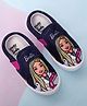 Kidsville Mattel Featuring Barbie Designed Slip On Shoes - Navy Blue