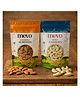 Mevo California Almond and Big Cashew Combo Pack of 2 - 200 g Each