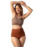 Mahina Modal Solid Reusable & Leak Proof High Rise Period Panty With Super Heavy Flow - Cappuccino