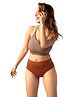 Mahina Modal Solid Reusable & Leak Proof Mid Rise Period Panty With Heavy Flow - Cappuccino