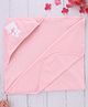 Simply Terry Knit Towel With Bear Print L 80 x B 80 cm - Pink