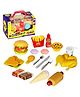 FunBlast Realistic Fast-Food Set with Carry Bag for Kids Set of 20 Pieces - Multicolor