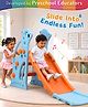Intelliskills Giggle N' Glide Polar Bear Slide | Indoor & Outdoor Toddler Slide | Encourages Active Play, Balance & Coordination | Supports Up to 45 kg | Safe & Sturdy First Slide for Kids