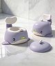 Baybee Potty Seat for Kids with Anti-Skid Base & Splash Guard, Back Support & Removable Bowl - Purple